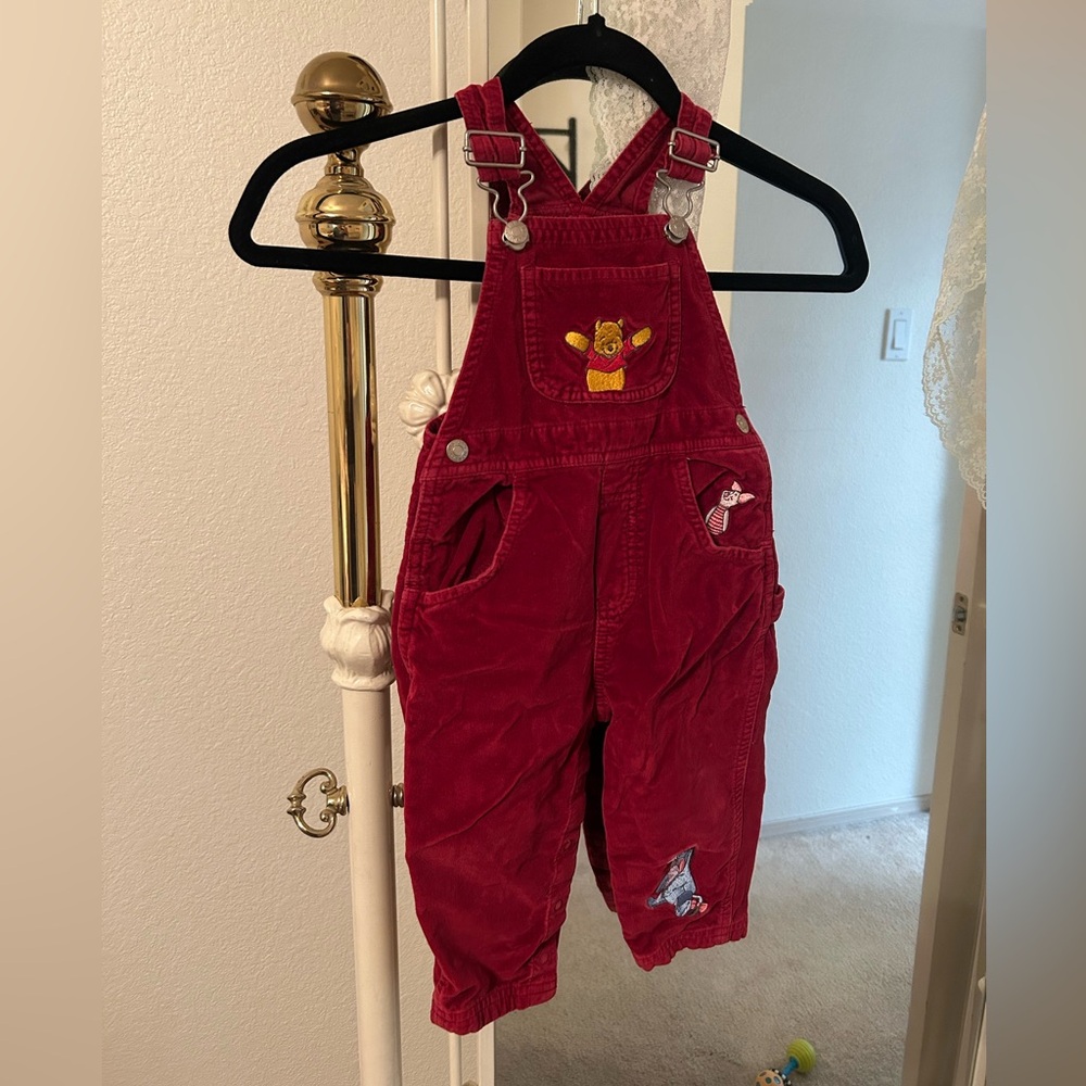Vintage Disney Store Winnie the Pooh Overalls